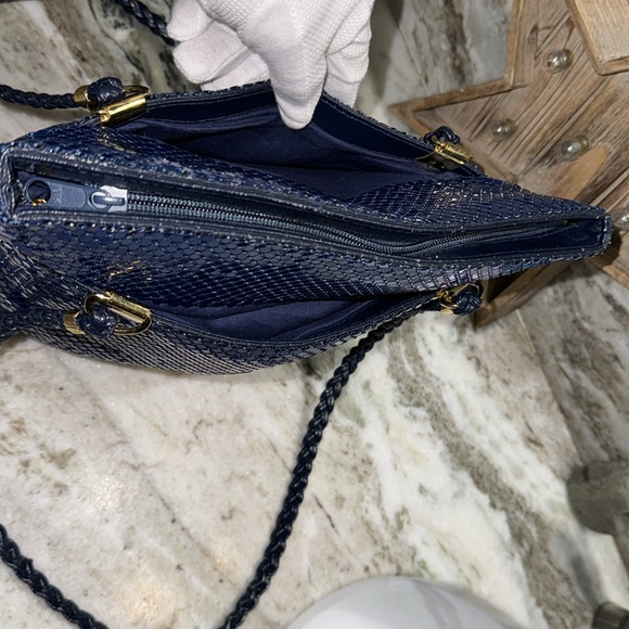 Vintage Bags by Marlo Navy Shoulder Bag - Picture 5 of 8